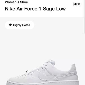Nike Air Force 1 Sage Low Platform Sneakers